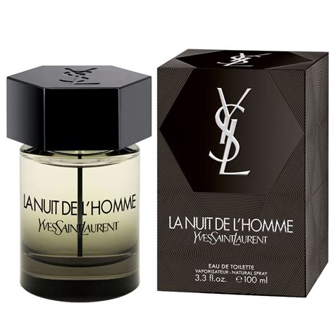 yves saint laurent la nuit de l'homme edt 100 ml|la nuit de l'homme 60ml.